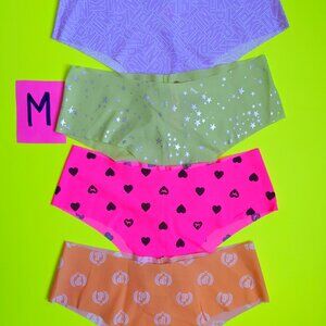 Victoria's Secret PINK Cheekster Seamless Panty Bundle - 4 pairs